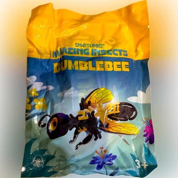 2024 SMARTLINKS AMAZING INSECTS BUMBLEBEE SEALED WENDYS KID MEAL TOY COLLECTIBLE - Picture 3 of 6